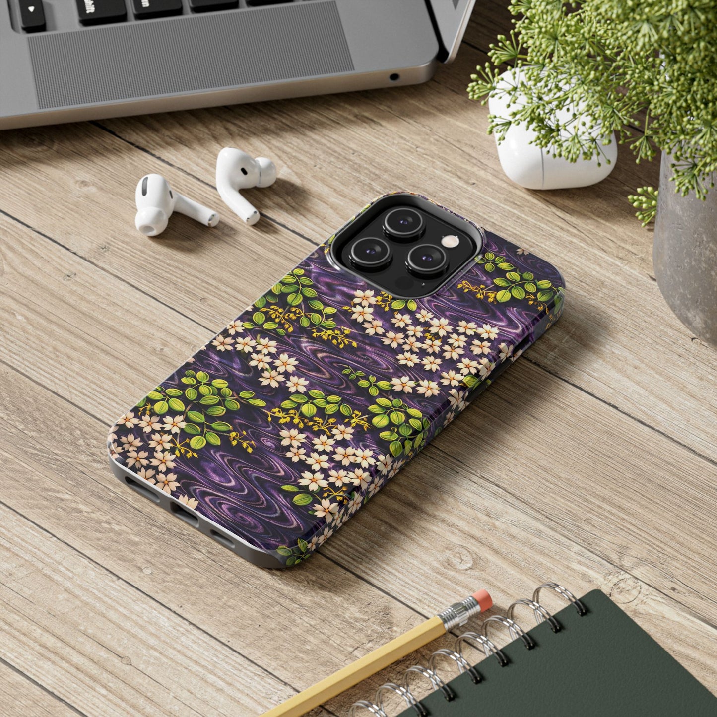 Sakura River Phone Case – Japanese Chiyogami Inspired Design