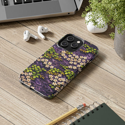 Sakura River Phone Case – Japanese Chiyogami Inspired Design
