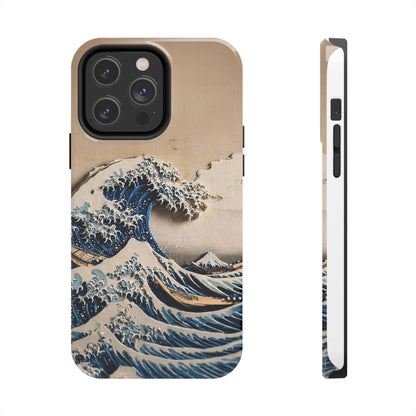 Japanese Great Wave Phone Case | Hokusai Katsushika 3D Art | Edo Era Masterpiece | Fuji Mountain