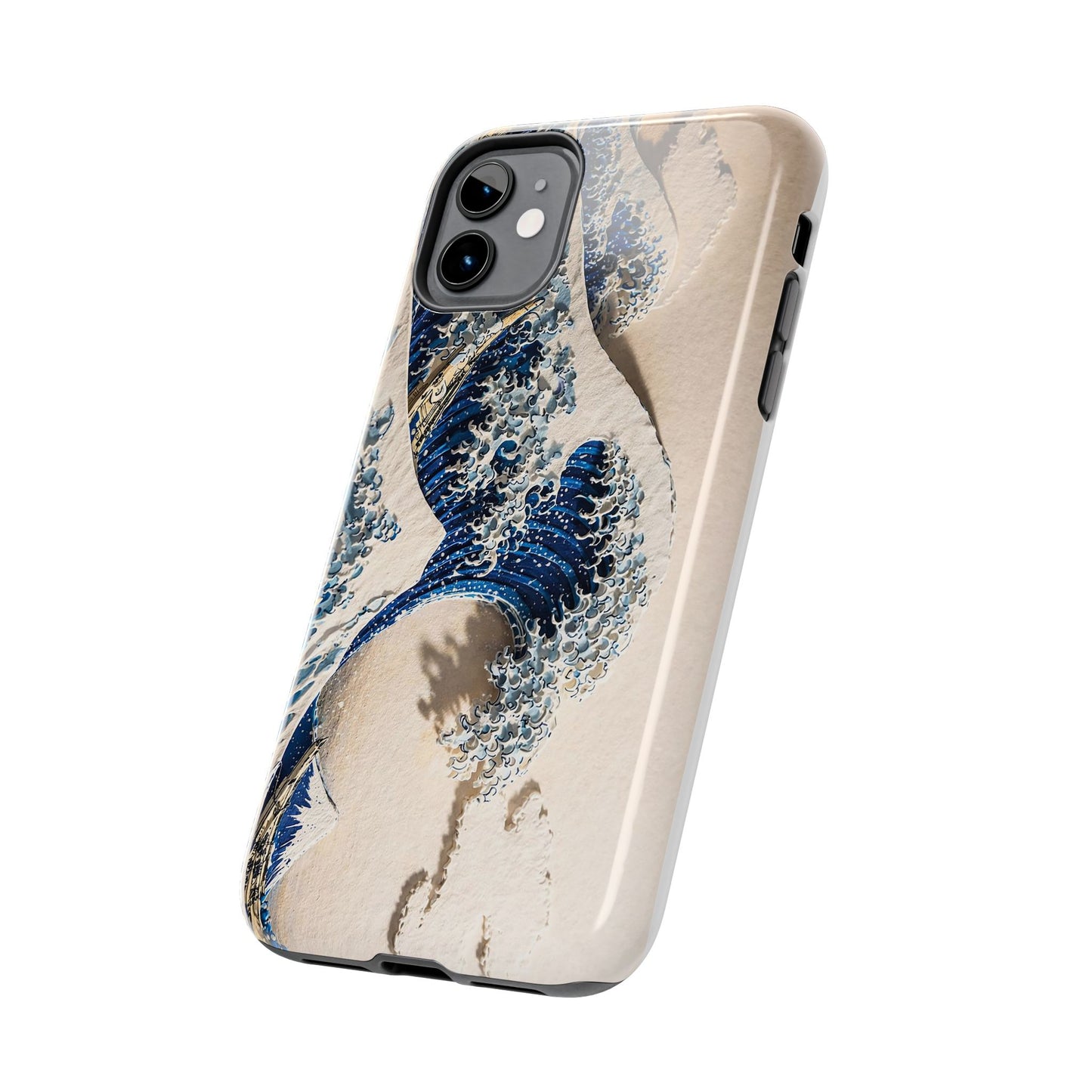 Great Wave 3D Embossed Tough Phone Case – Hokusai Japanese Art