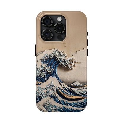 Japanese Great Wave Phone Case | Hokusai Katsushika 3D Art | Edo Era Masterpiece | Fuji Mountain