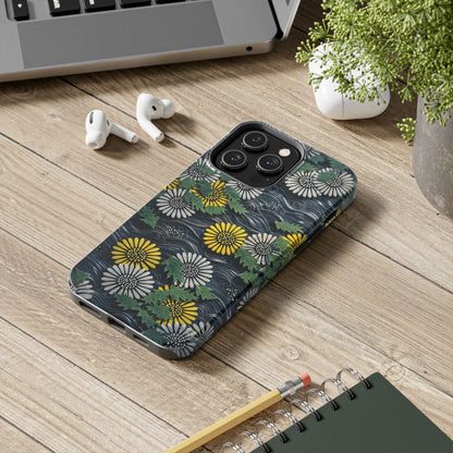 Japanese Dandelion Moonlight Tough Phone Case | Kamisaka Sekka 1901 | Meiji Era Art