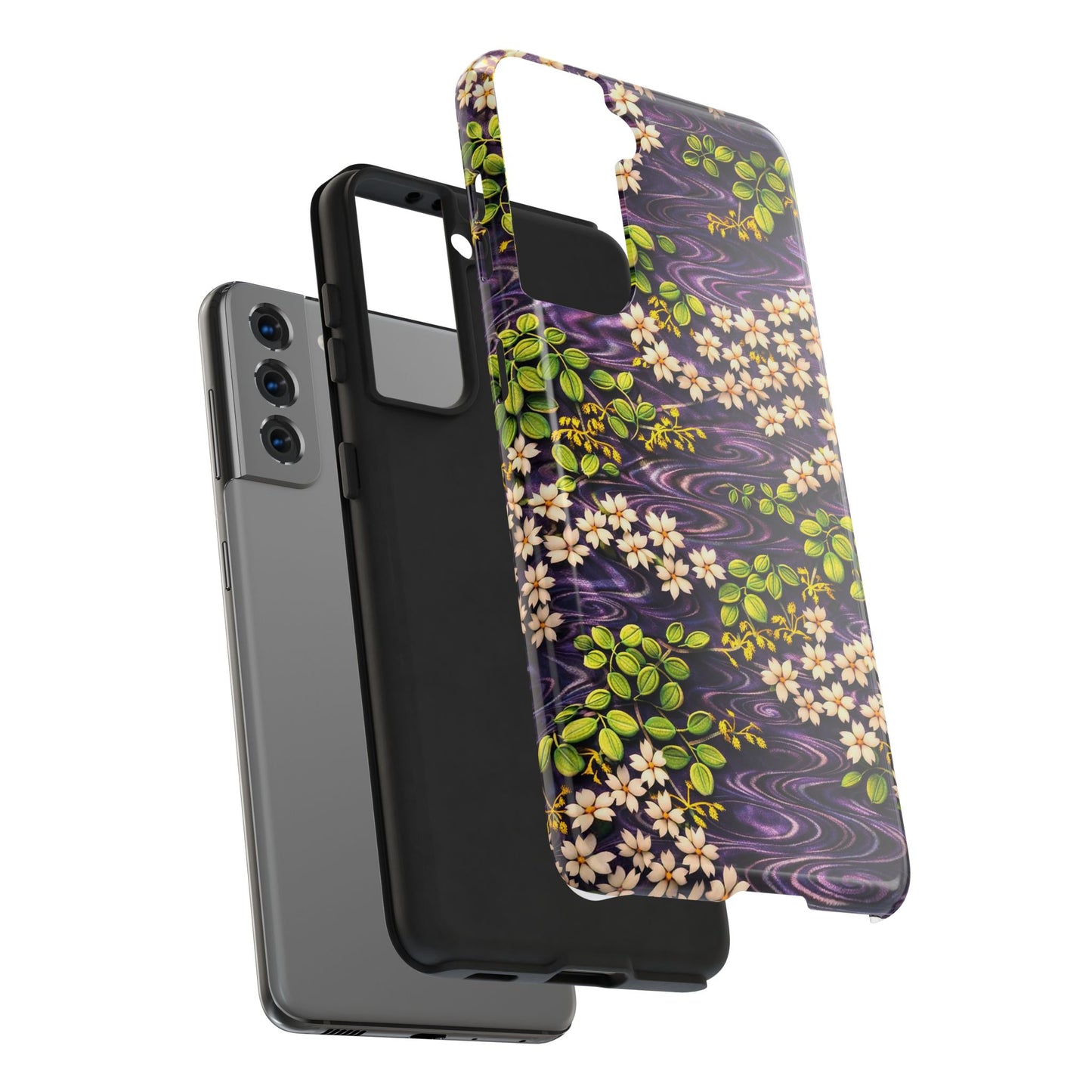 Sakura River Phone Case – Japanese Chiyogami Inspired Design