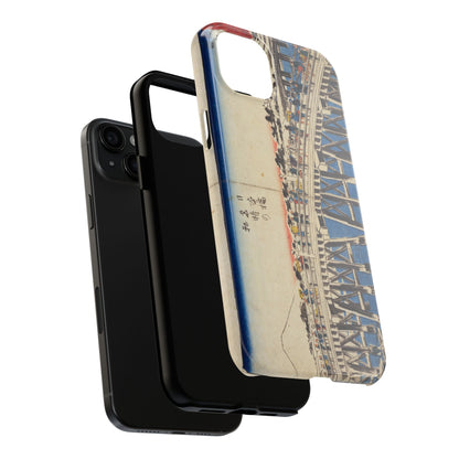 浮世絵ブリッジ・ミニマルスマホケース Ukiyo-e Bridge Minimalist Phone Case
