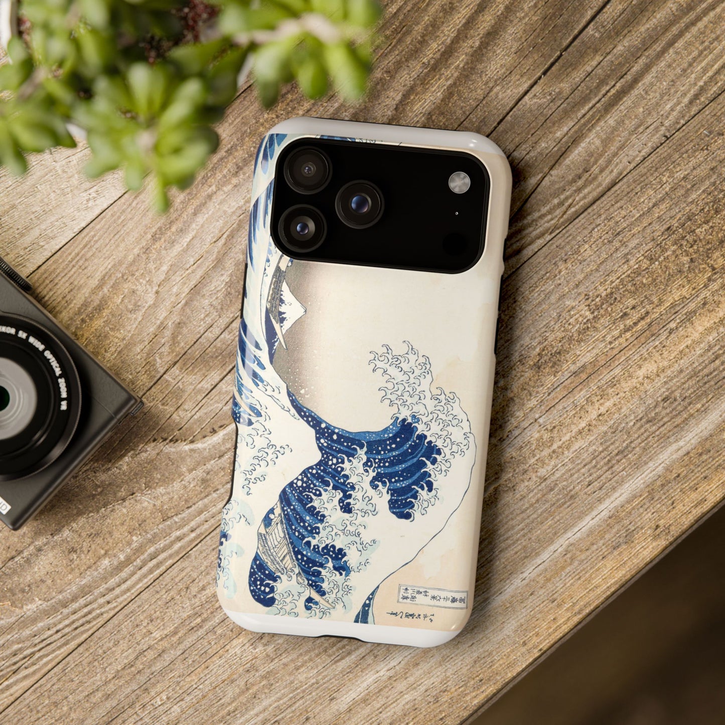 Hokusai "The Great Wave" Shockproof Phone Case | Edo Era Japanese Ukiyo-e Art | Dual Layer Protection