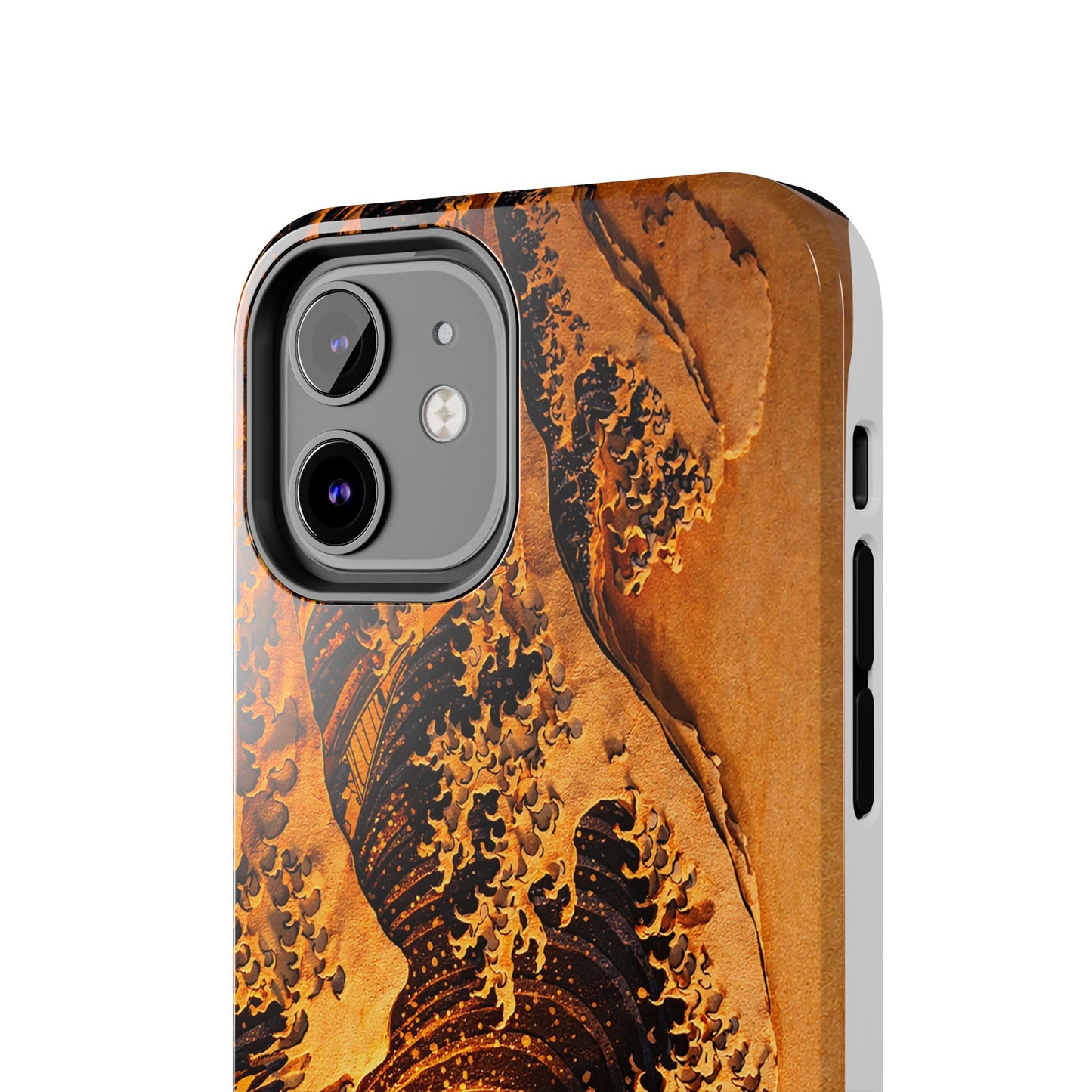 Golden Wave Tough Phone Case – Hokusai Sunset Japanese Art