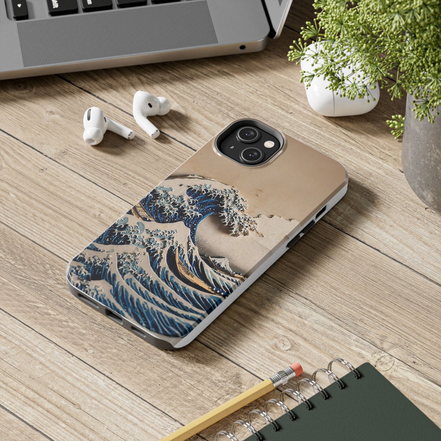 Japanese Great Wave Phone Case | Hokusai Katsushika 3D Art | Edo Era Masterpiece | Fuji Mountain